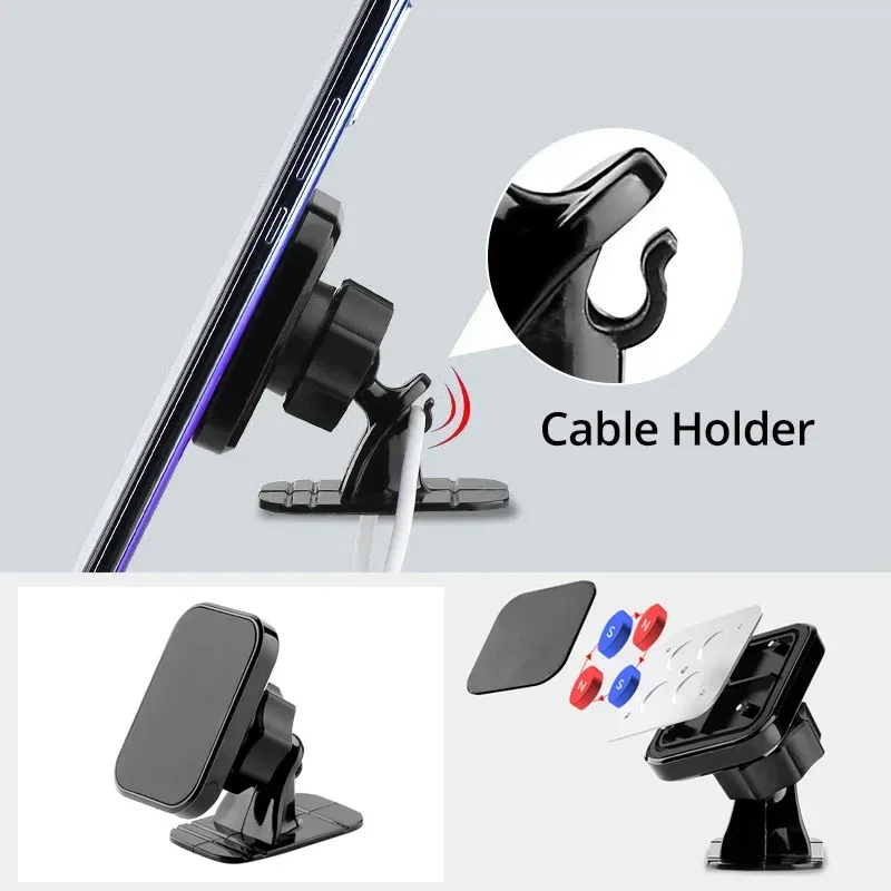 Support de téléphone magnétique pour grille d'aération de voiture - Image 2