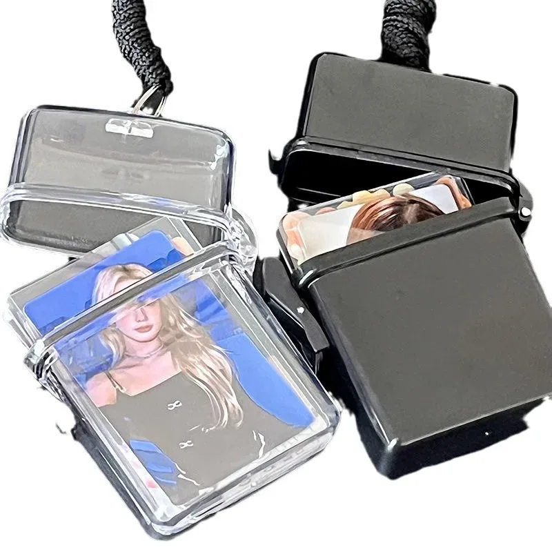 Étui de rangement transparent pour photocartes 3 pouces avec cordon - Image 5
