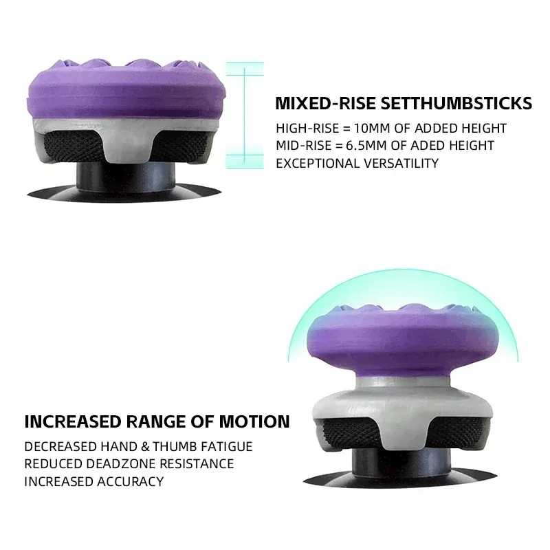 Capuchons de joystick DATA FROG Galaxy Performance pour manettes de console - Image 4
