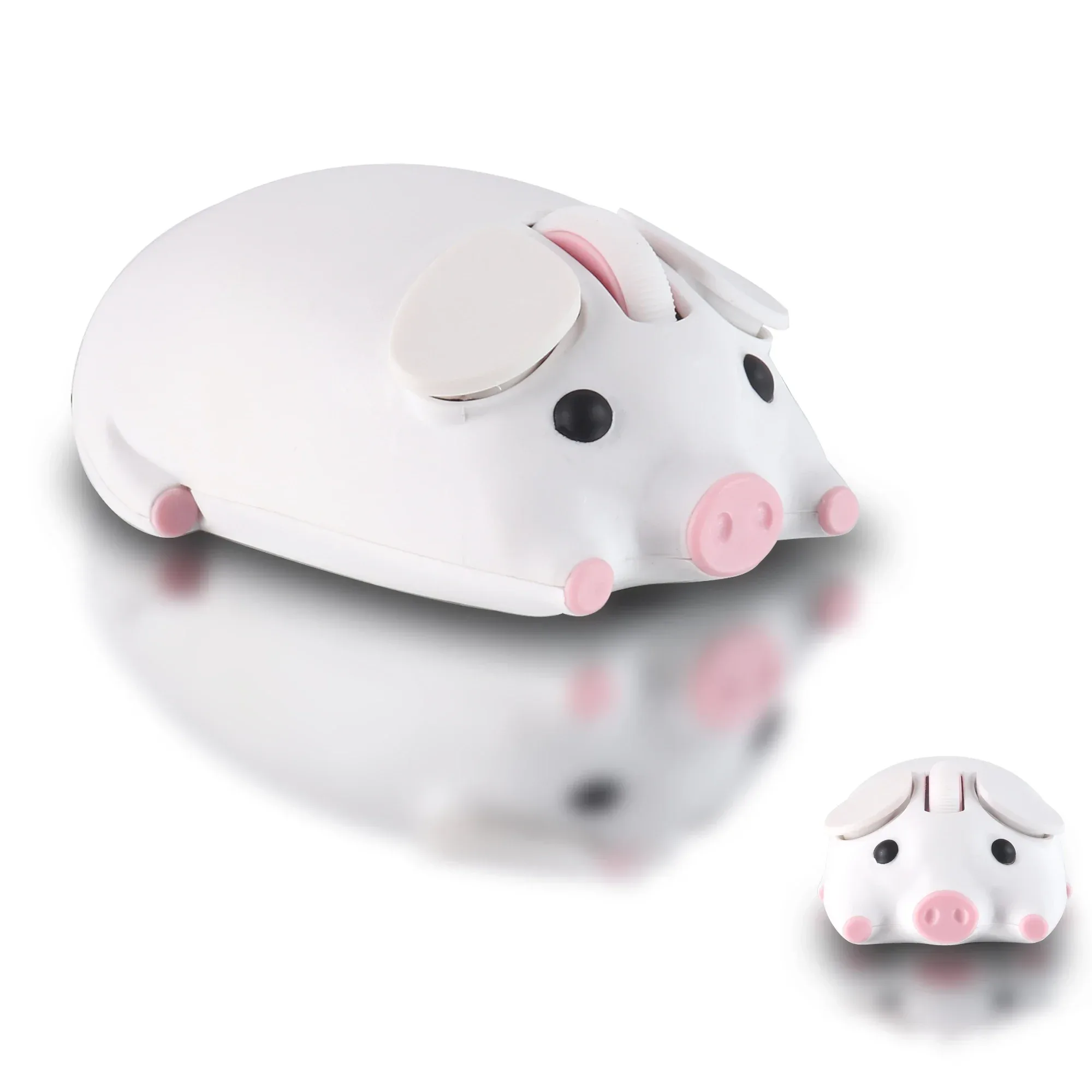 Souris Ergonomique Sans Fil Double Mode (Bluetooth + 2.4G) - Design Cochon - Image 6