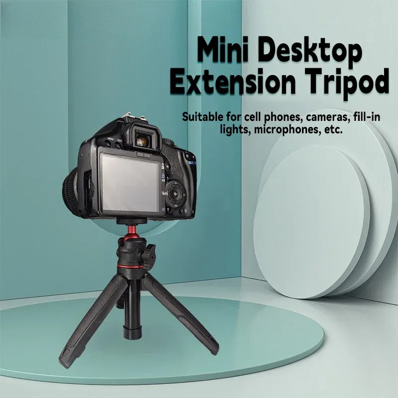 Mini trépied extensible MT-08 avec rotule pour appareil photo et smartphone - Image 5