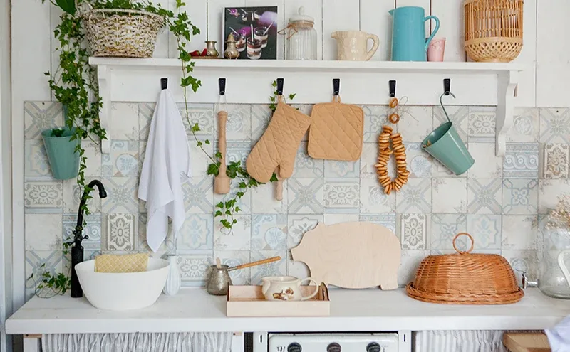 Crochet mural design