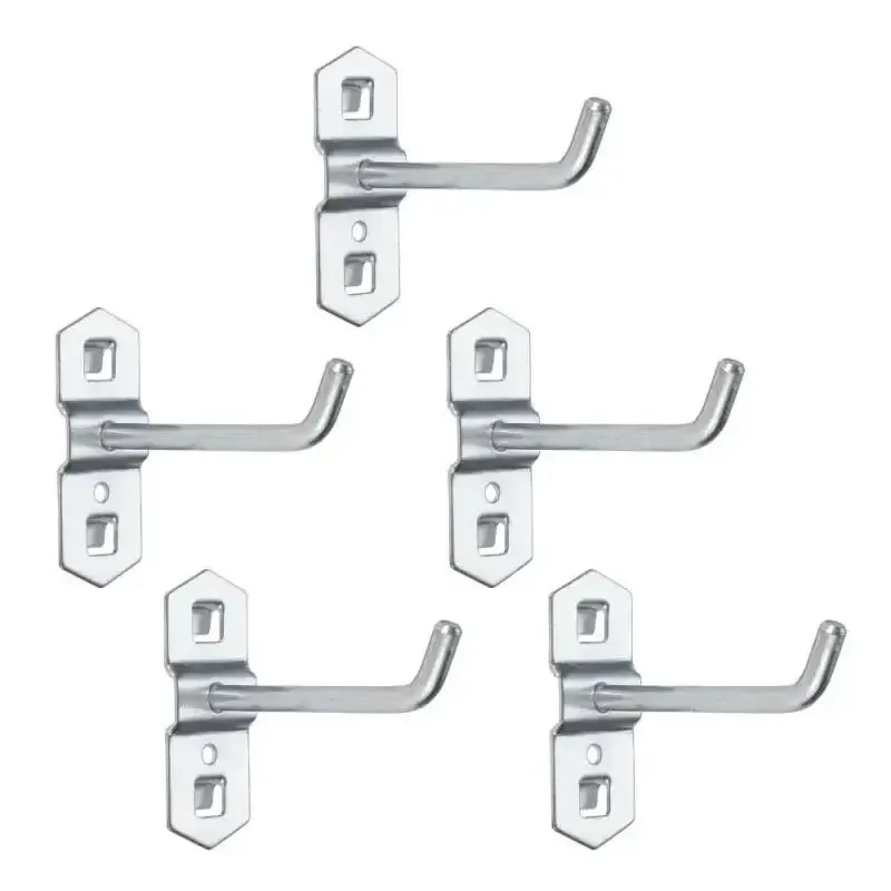 Crochets inclinés en acier pour panneau perforé (Lot de 1 à 10) - Image 4