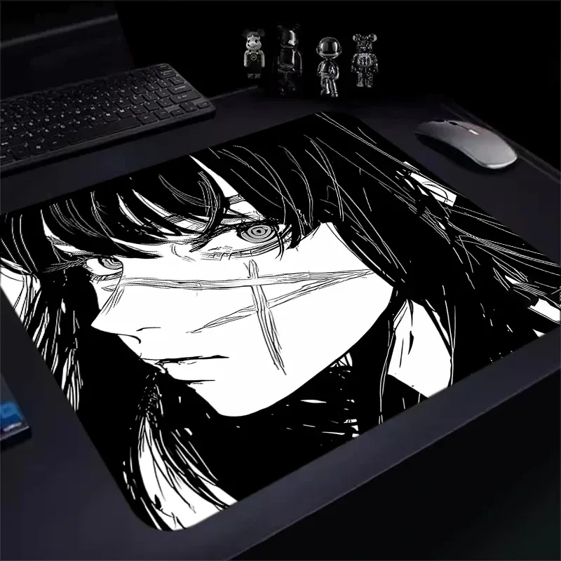 Tapis de souris gaming Anime Samouraï - 450 x 400 mm - Antidérapant et imperméable - Image 1