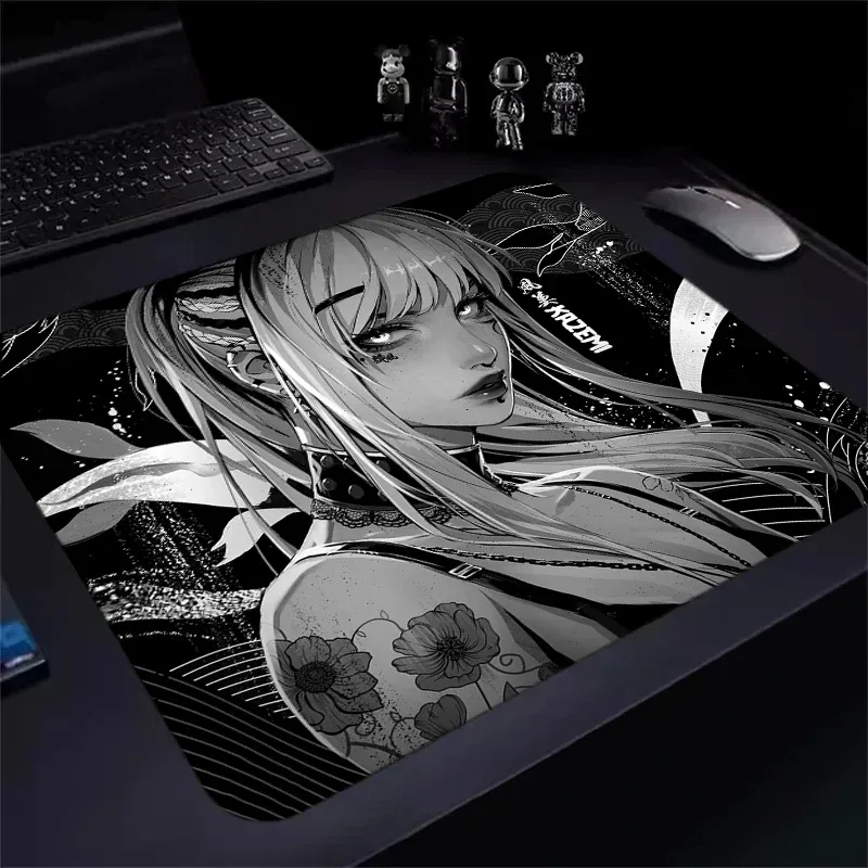 Tapis de souris gaming Anime Samouraï - 450 x 400 mm - Antidérapant et imperméable - Image 4