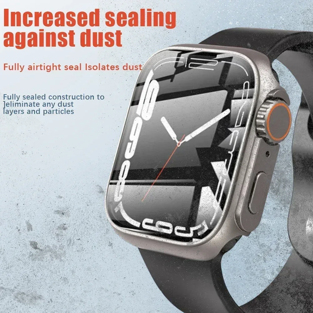 Coque de protection intégrale 360° avec verre trempé pour Apple Watch (44/45 mm) - Style Ultra - Image 5