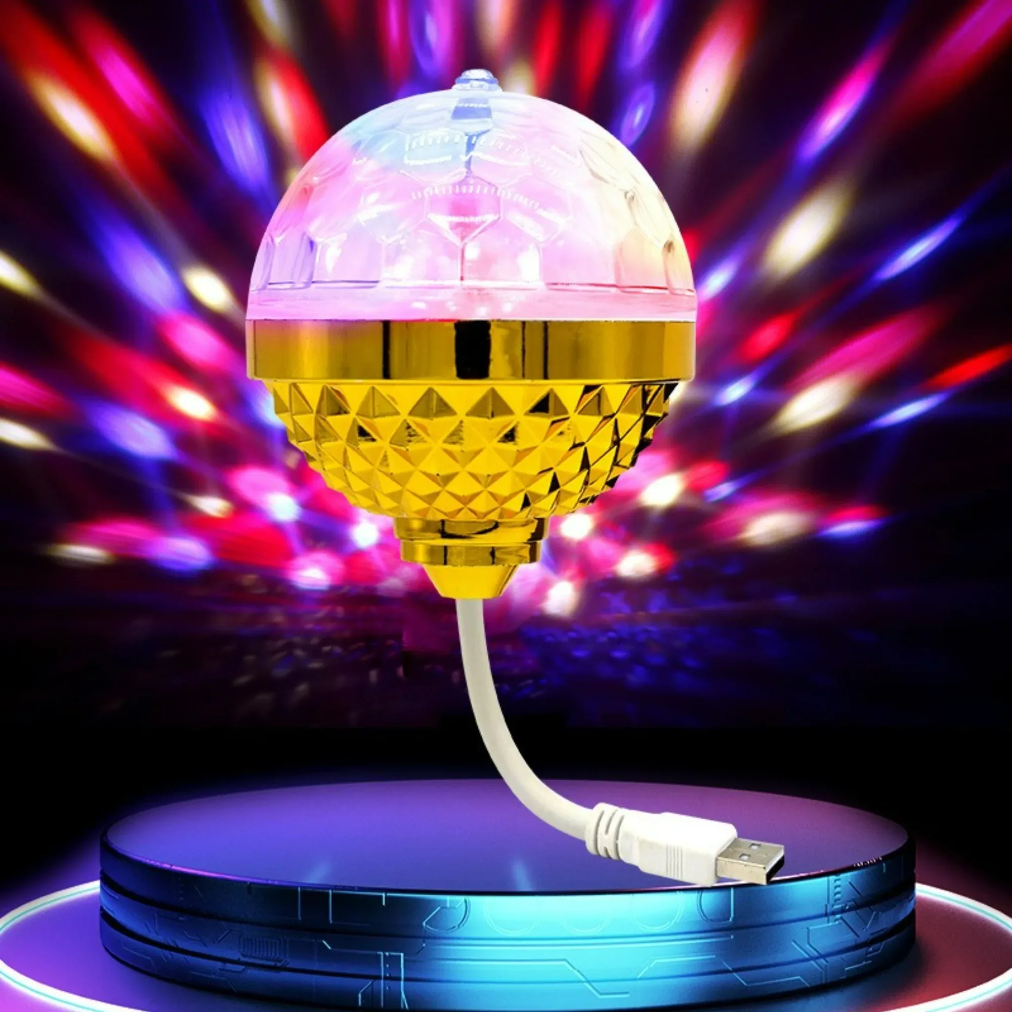 Mini Sphère LED en action