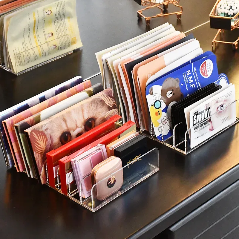 Organisateur de maquillage à compartiments pour palettes et cosmétiques - Image 4