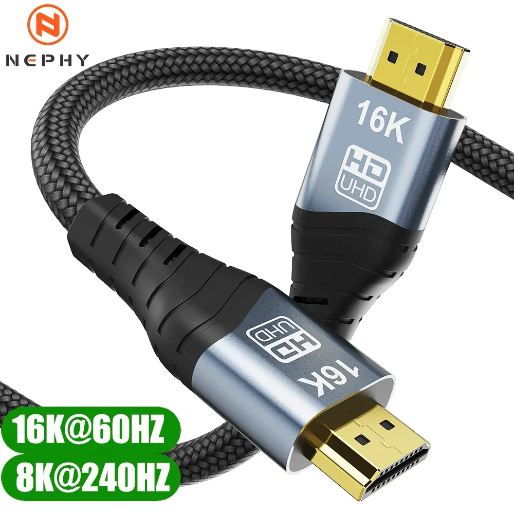 Câble HDMI 2.2 Ultra Haute Vitesse 96 Gbps - 16K@60Hz, 12K@120Hz, 8K@240Hz - HDR & eARC - Image 1