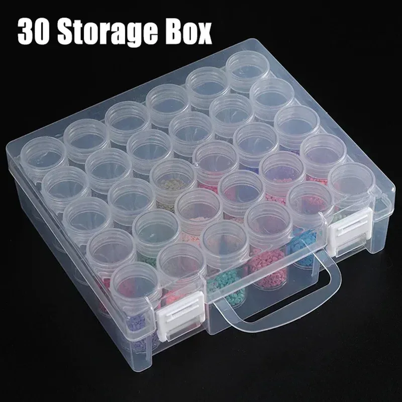 Organisateur de perles à 30 flacons pour diamond painting - Image 1