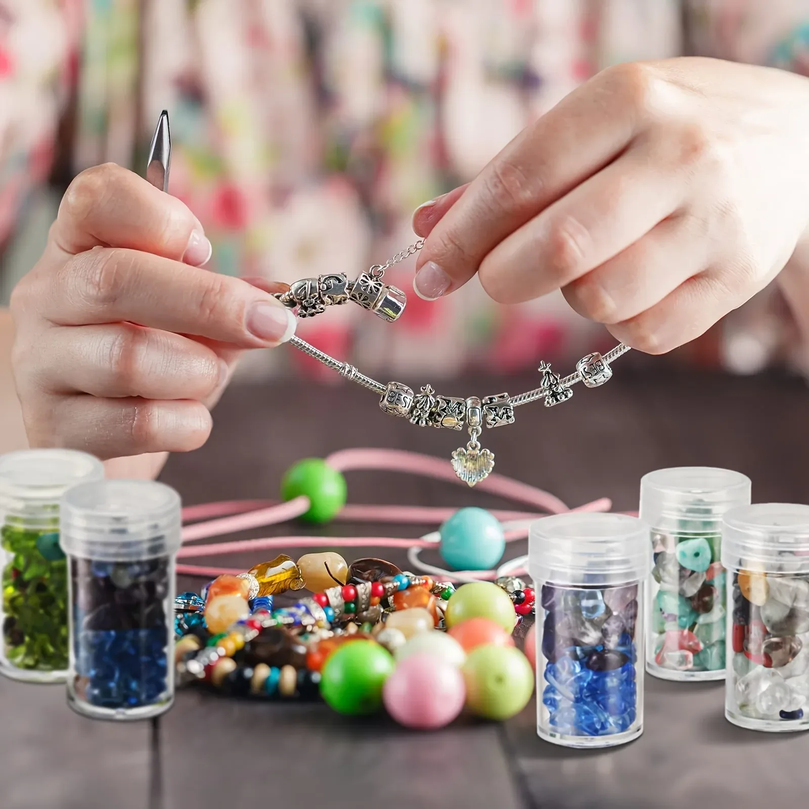 Organisateur de perles à 30 flacons pour diamond painting - Image 6