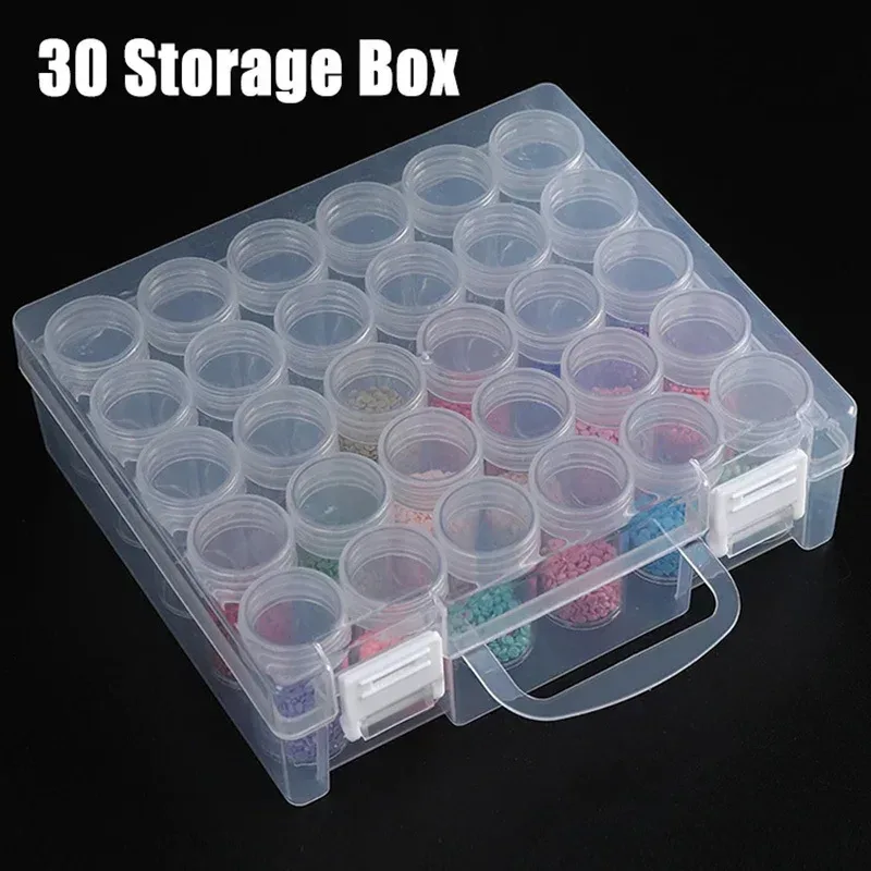 Organisateur de perles transparent
