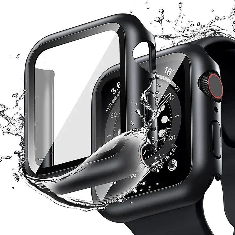 Coque de protection avec verre trempé pour Apple Watch - Image 2