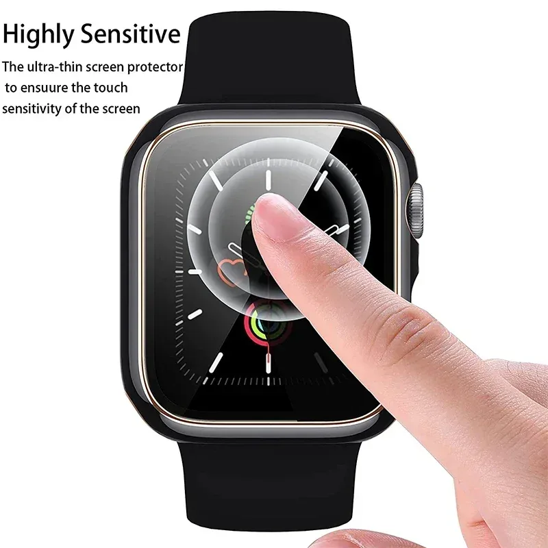 Coque de protection avec verre trempé pour Apple Watch - Image 5