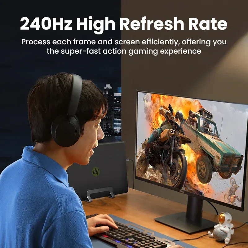 Câble HDMI 2.1 8K Ultra Haute Vitesse (48Gbps) - Tressé - 8K@60Hz / 4K@120Hz - Image 5