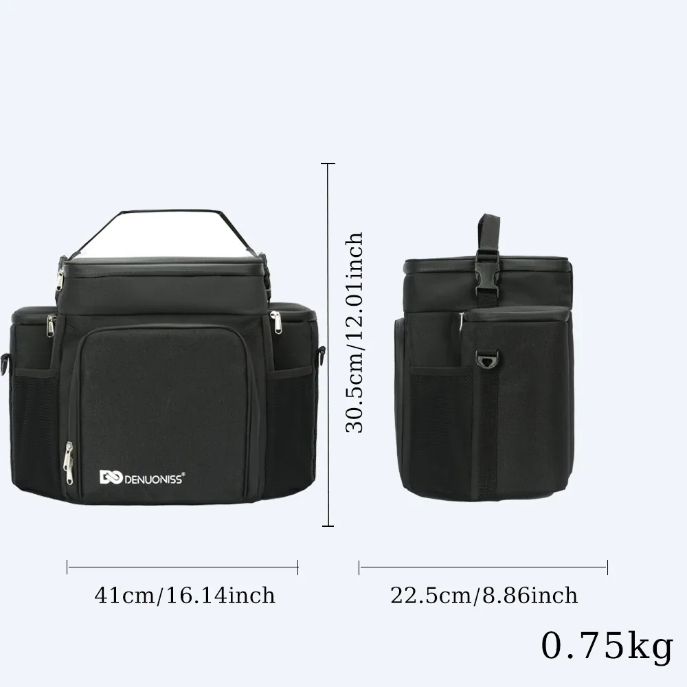 Sac isotherme à bandoulière DENUONISS 27L pour pique-nique et repas - Image 4