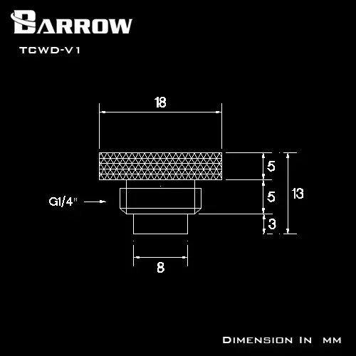 Barrow PC Thermometer Plug