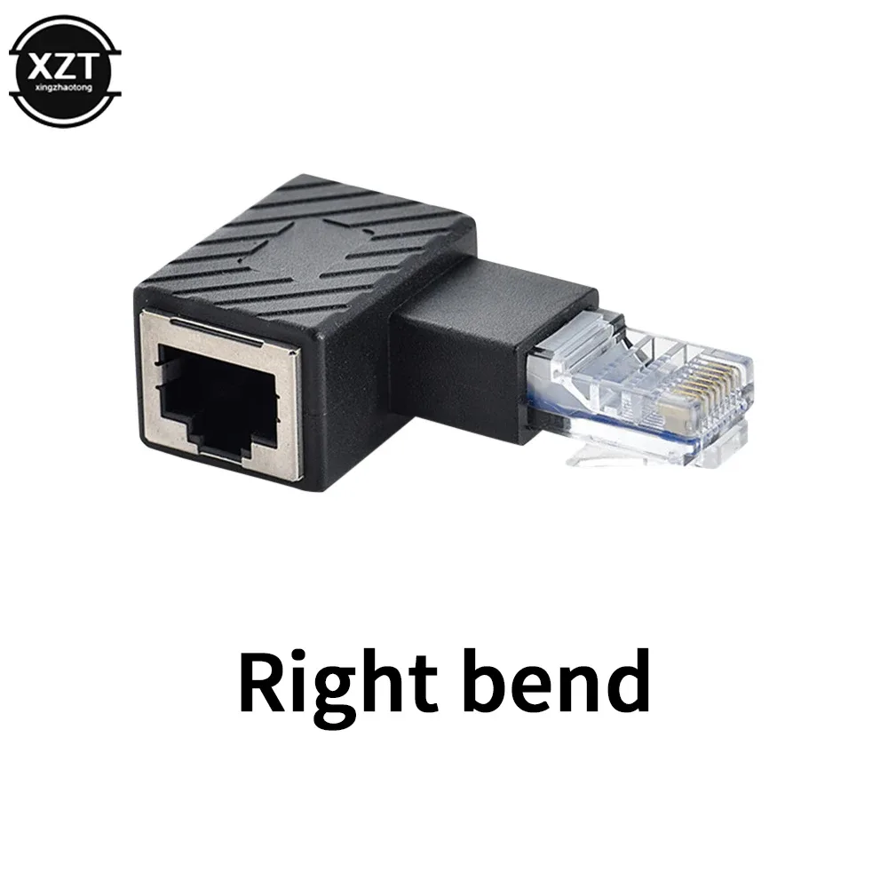 Adaptateur RJ45 Mâle vers Femelle Coudé à 90° - Cat5/Cat6 - Image 5
