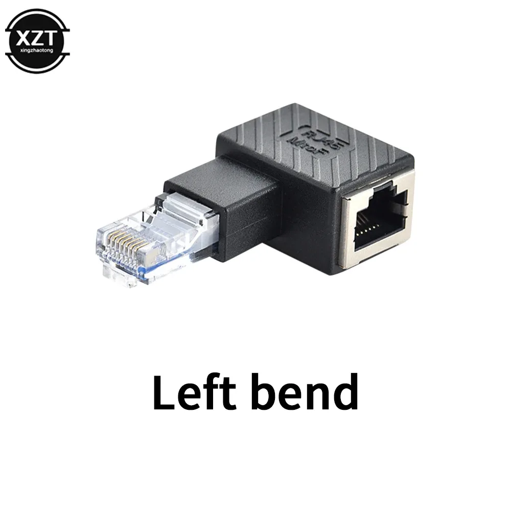 Adaptateur RJ45 Mâle vers Femelle Coudé à 90° - Cat5/Cat6 - Image 4