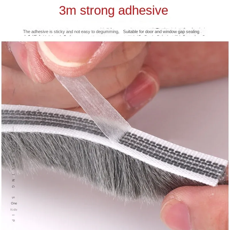 Joint d'étanchéité brosse adhésif pour portes et fenêtres - Isolation phonique et thermique - Image 4