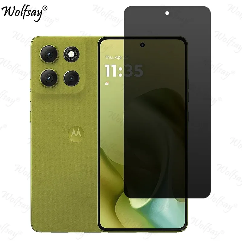 Verre trempé de confidentialité pour Motorola Moto G86 Power - Image 2