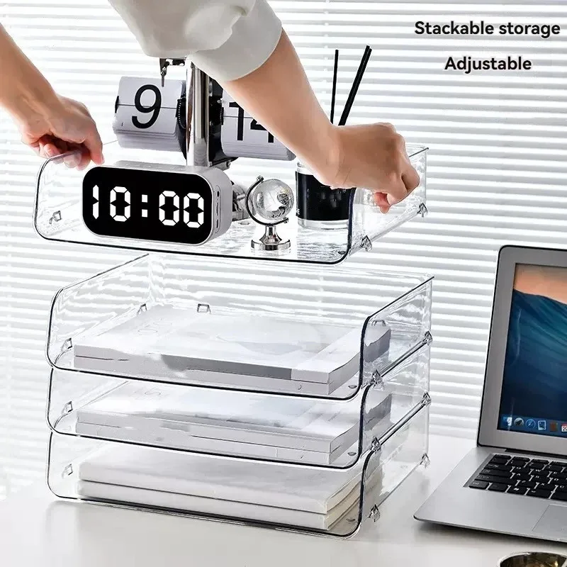 Organisateur de bureau transparent pour documents - Image 6