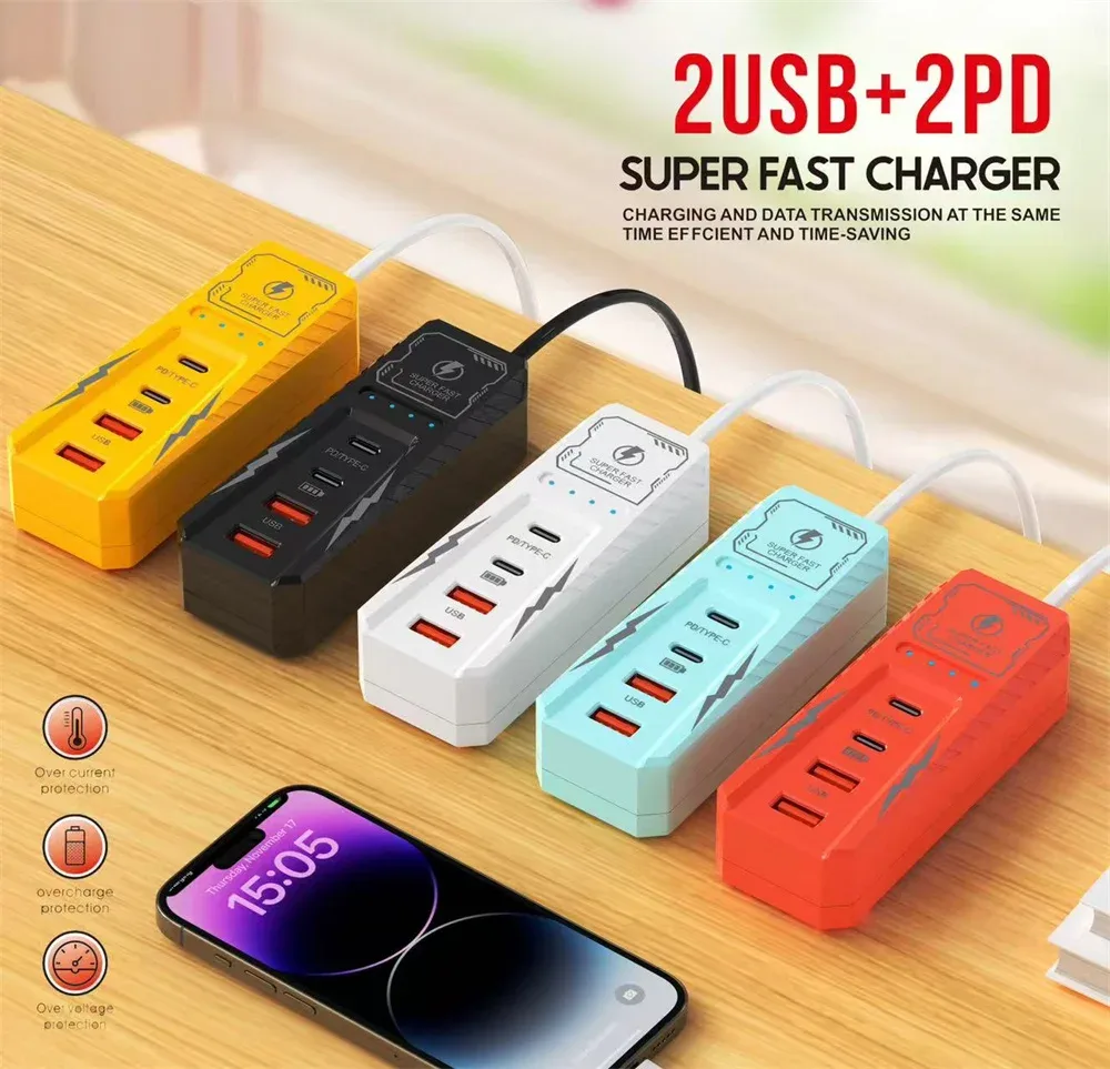 Chargeur mural multi-ports USB-C Power Delivery (PD) - Image 4