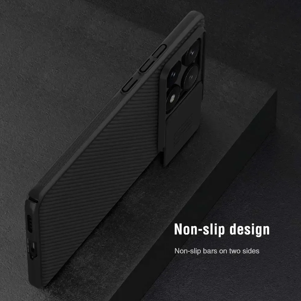 Coque Nillkin CamShield Pro pour Xiaomi POCO X6 Pro 5G / X5 5G avec protection de caméra coulissante - Image 5