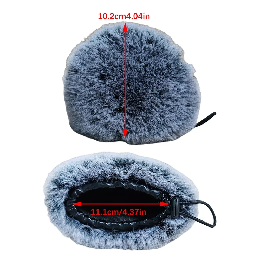 Bonnette anti-vent en fourrure pour microphone Blue Yeti - Image 6