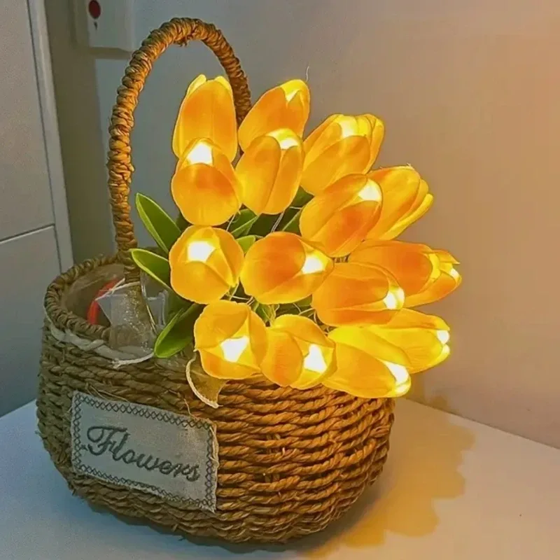 Détail fleur tulipe LED