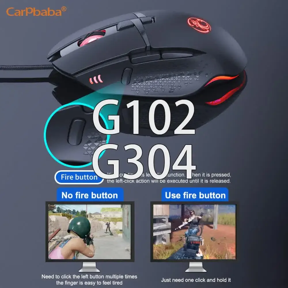 Souris de jeu filaire programmable Chiji P0T91 - 7200 DPI - Image 6