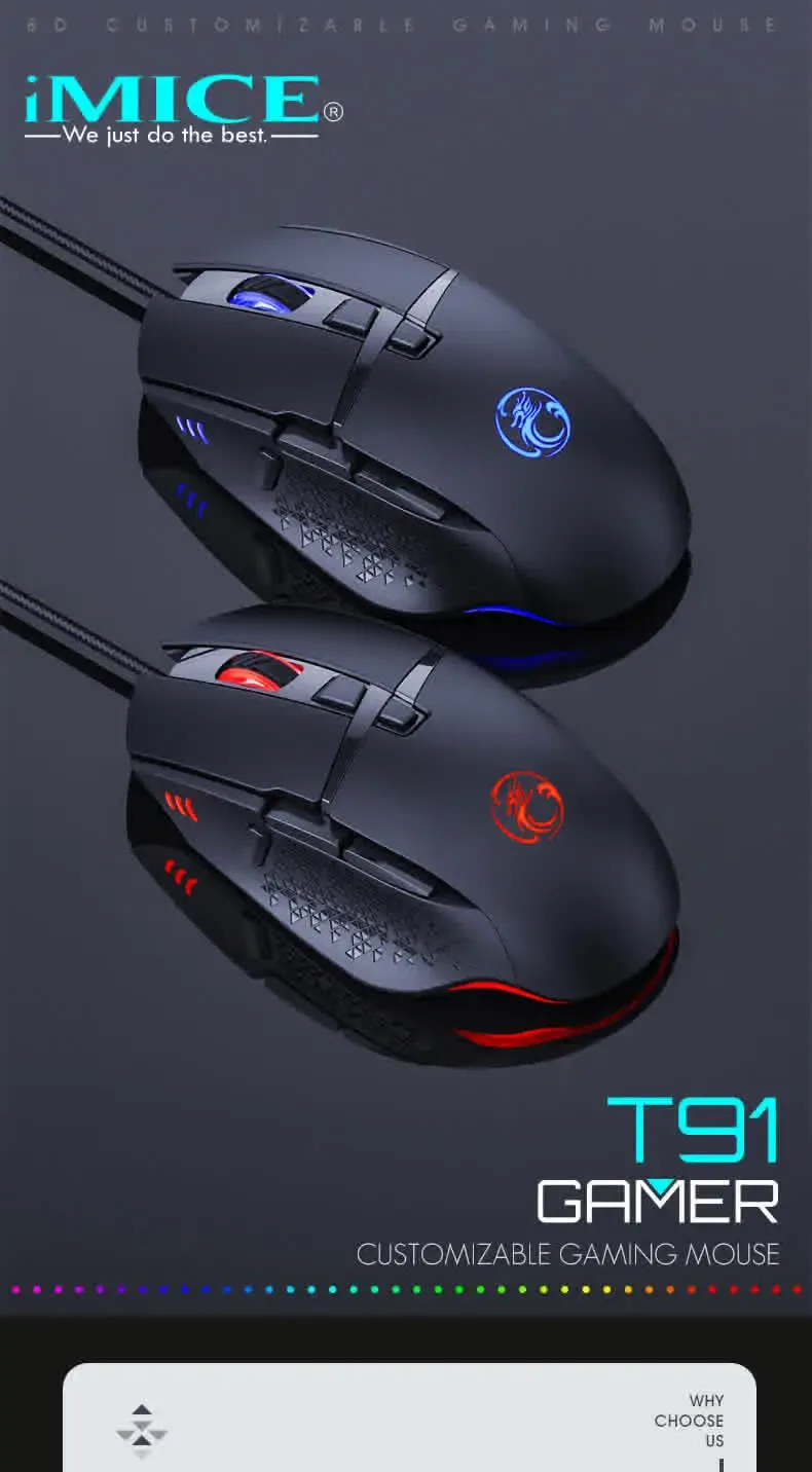 Souris de jeu Chiji P0T91