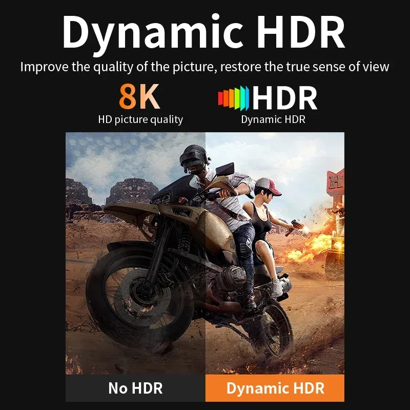 Unnlink Câble DisplayPort 1.4 vers HDMI 8K 60Hz / 4K 240Hz - Convertisseur Actif - Image 4