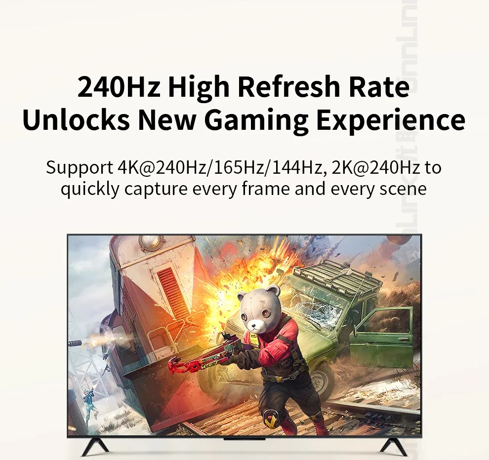 Haute fréquence de rafraîchissement gaming