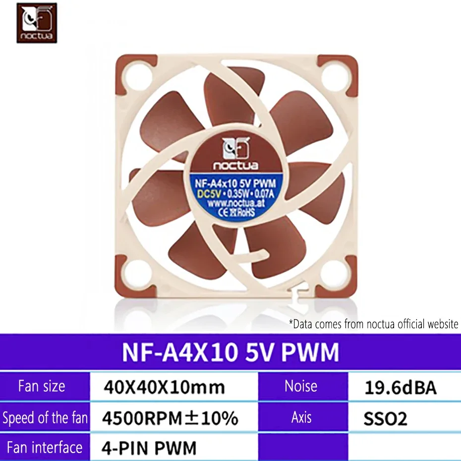 Noctua NF-A4x10 FLX - Ventilateur de boîtier silencieux 40 mm 7