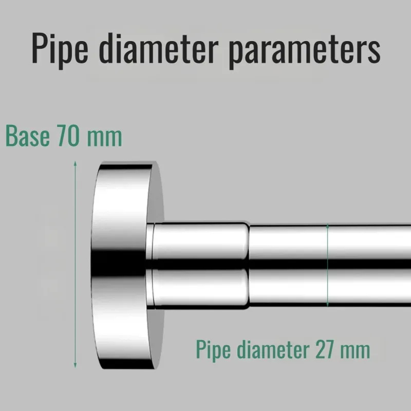 Pied de support télescopique réglable en acier inoxydable pour meubles et éviers - Image 5