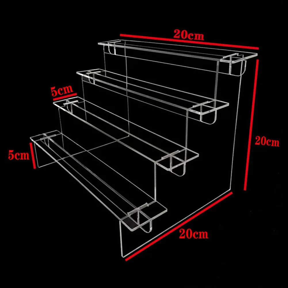 Présentoir en acrylique transparent à étages pour figurines - Image 3