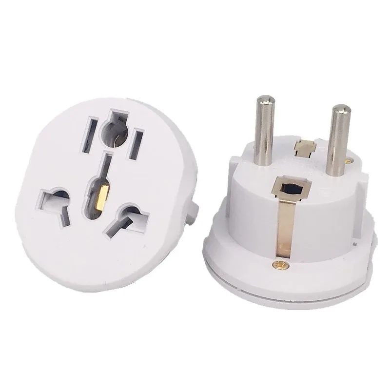 Adaptateur de prise universel FR/AU/US/UK/CN vers EU - 16A, 250V - Image 1