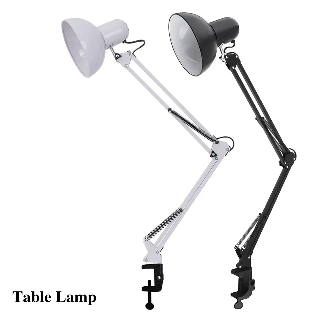 Lampe de bureau à bras articulé avec pince de fixation - Image 1