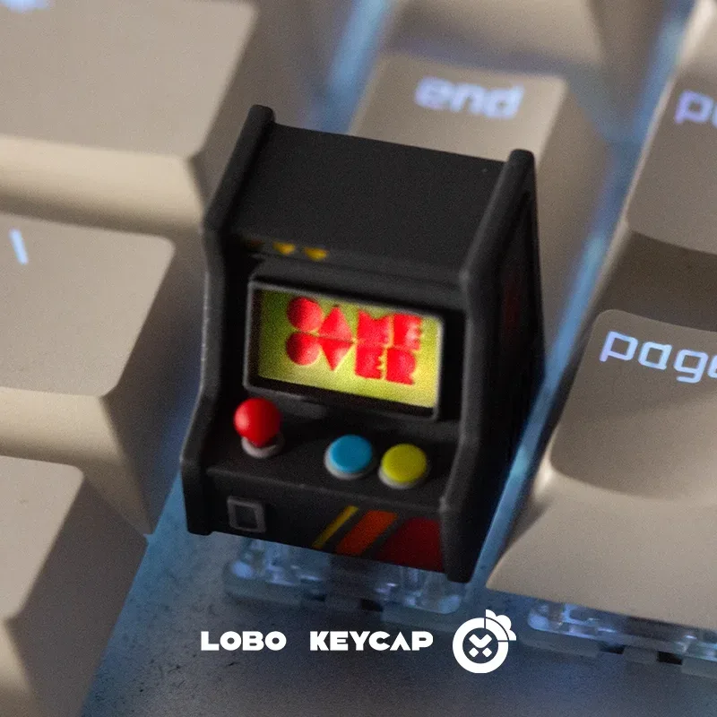 Touche Artisan en Résine pour Clavier Mécanique - Thème Rétro Gaming - Image 5