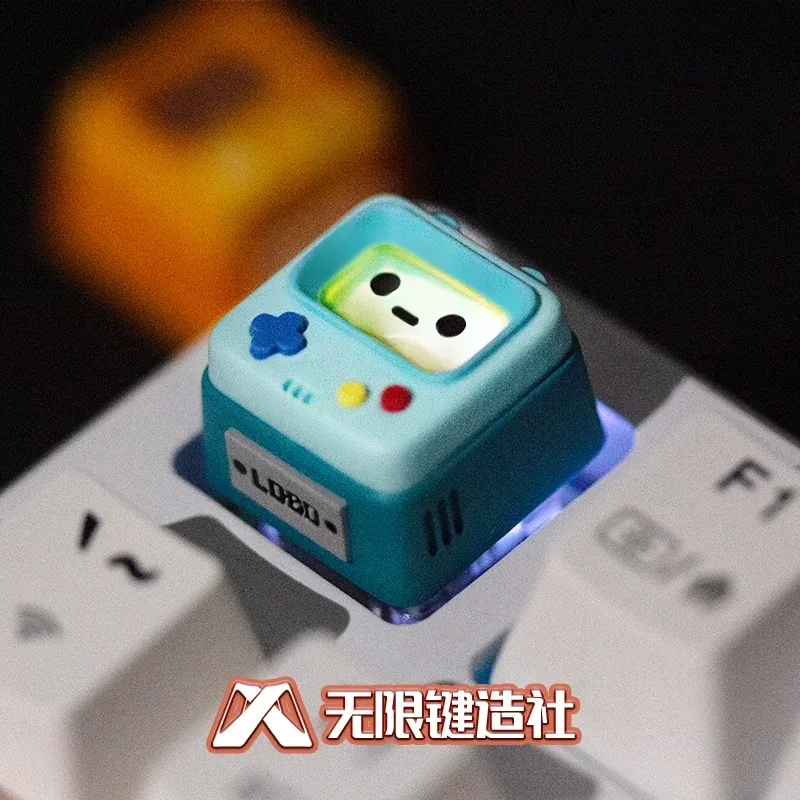 Touche Artisan en Résine pour Clavier Mécanique - Thème Rétro Gaming - Image 4