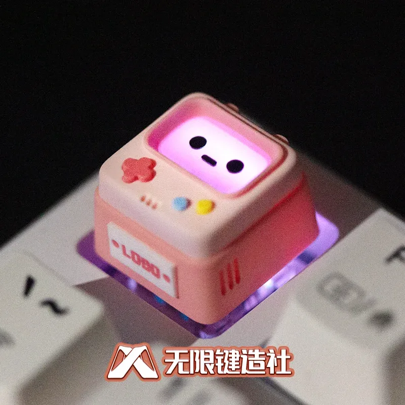 Touche Artisan en Résine pour Clavier Mécanique - Thème Rétro Gaming - Image 3