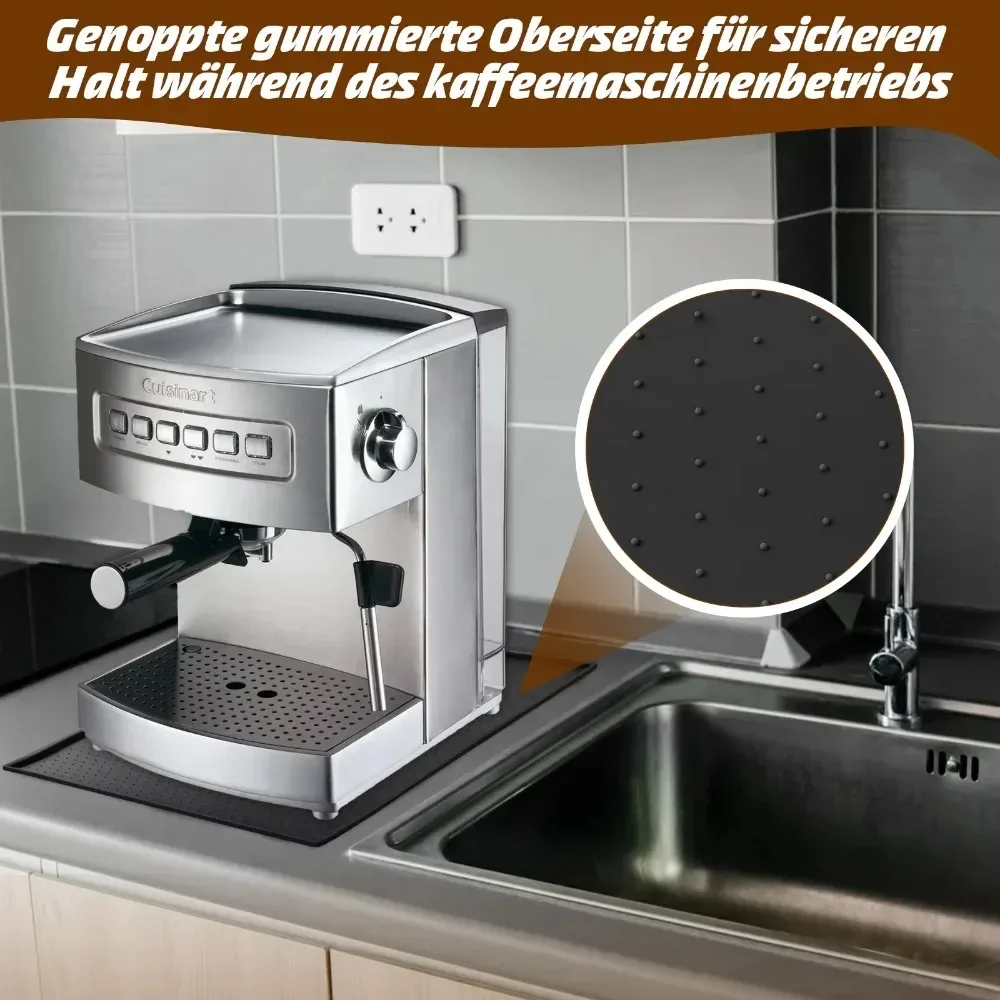 Tapis d'égouttage en silicone pour machine à café et cuisine - Image 5