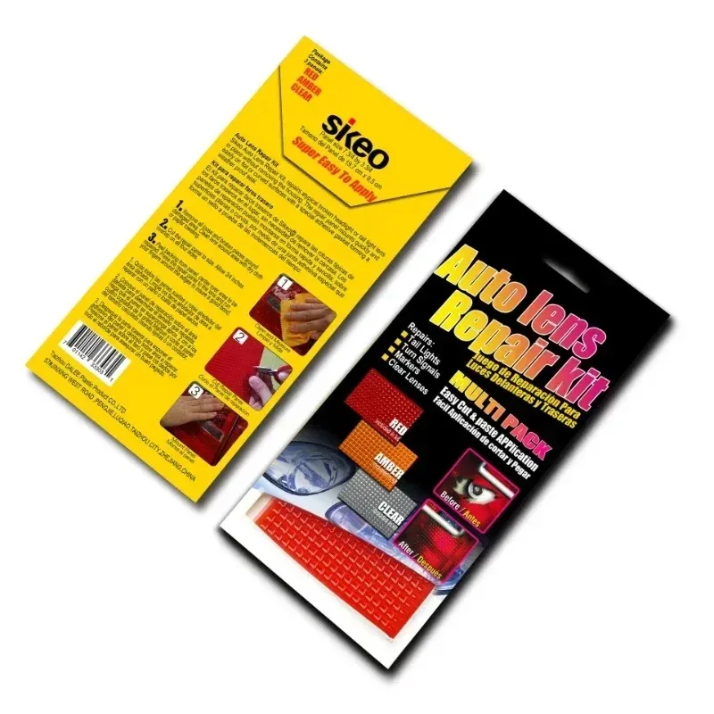 Kit de réparation pour optiques et feux arrière de voiture - Rouge et Ambre - Image 6