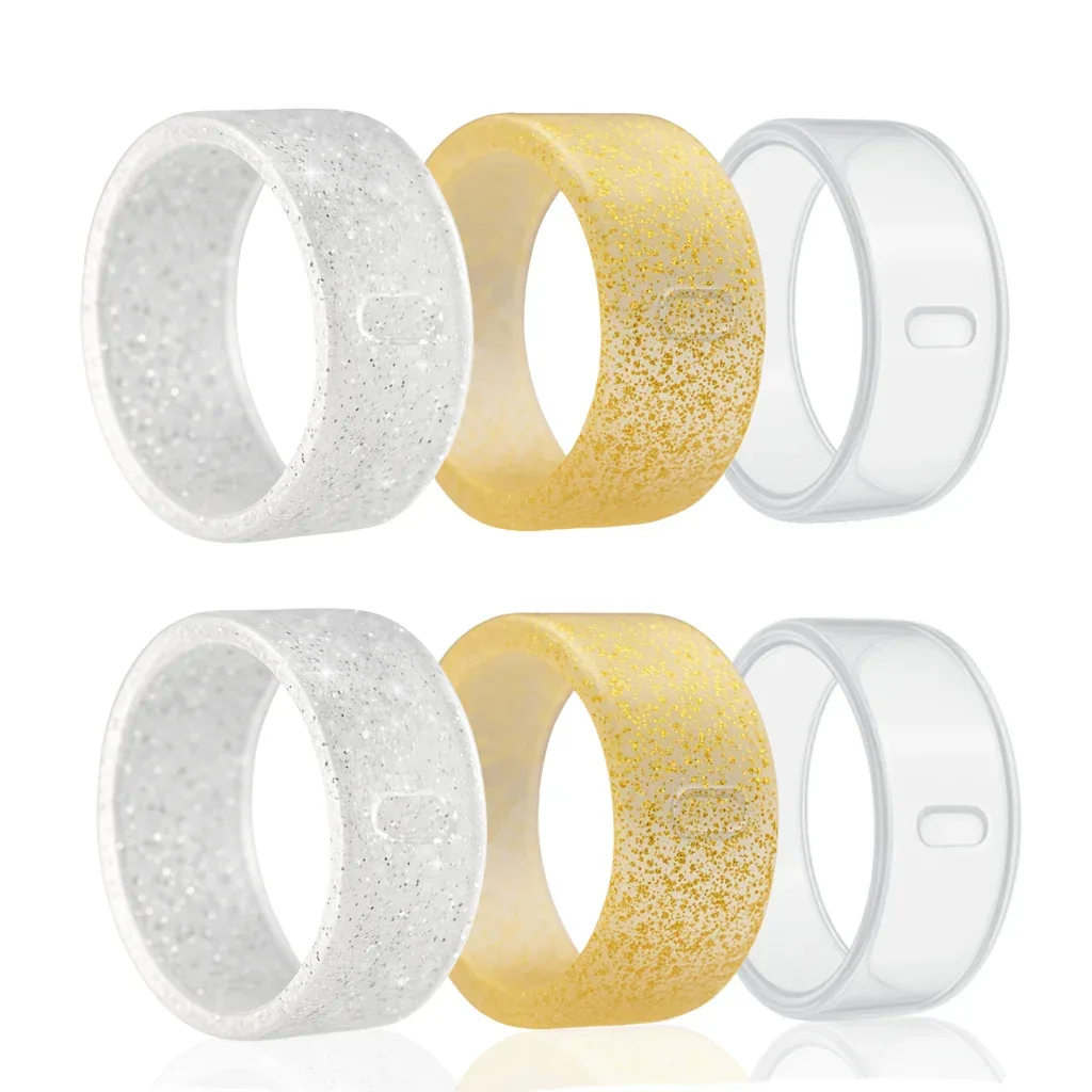 Lot de 6 protections en silicone transparent pour bague connectée (Oura et Samsung) - Image 1