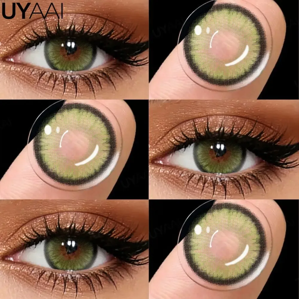 Lentilles de contact colorées UYAAI - Siri Green & Pattaya Green - Image 6