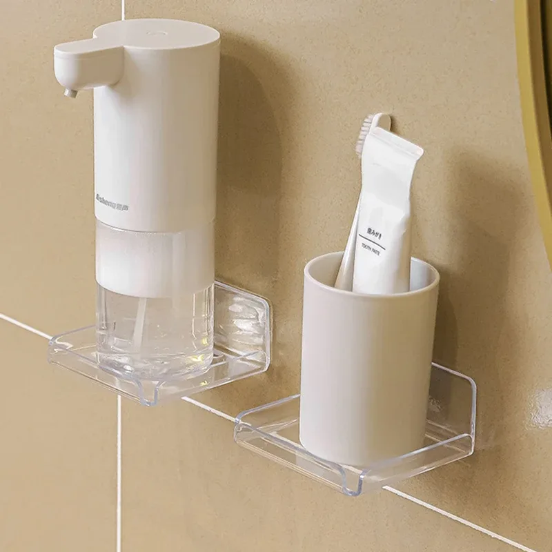 Étagère murale en acrylique transparent, support de rangement adhésif pour caméra et décoration - Image 5