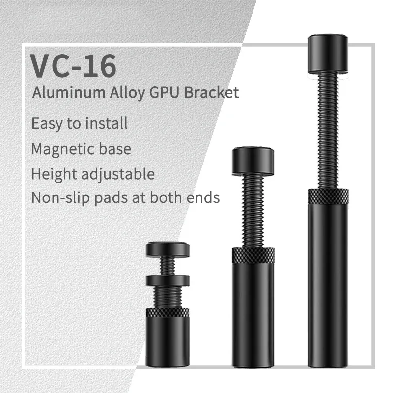 Support de Carte Graphique GPU Universel Réglable, Support VGA Anti-Affaissement pour Boîtier PC ATX/M-ATX/ITX - Image 2