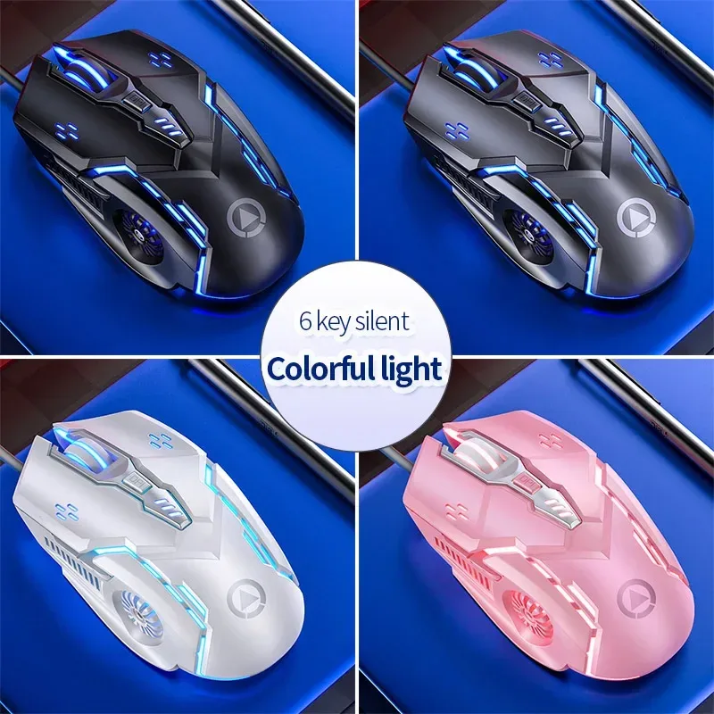 Souris gaming filaire G5 avec 6 boutons programmables et rétroéclairage - Image 6