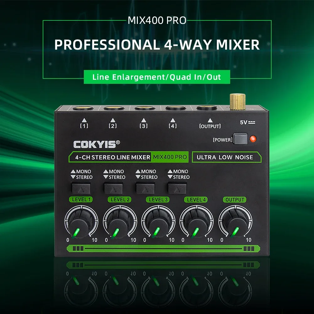 Mélangeur Audio Stéréo